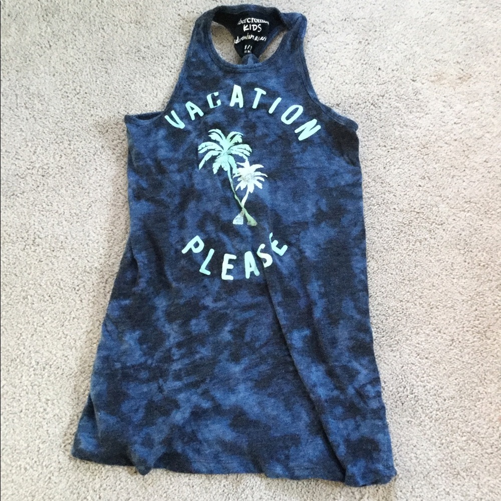 Vacation please kids beach cover up